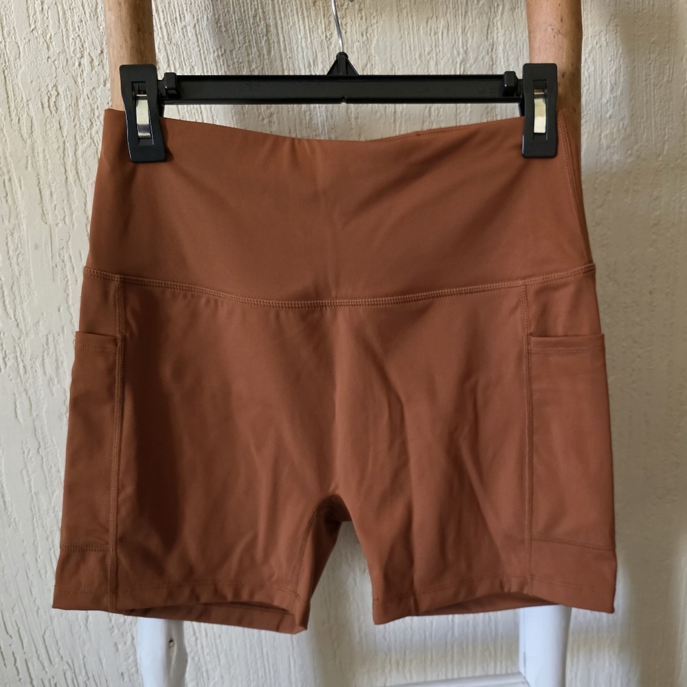 BALEAF Women's 5" Biker Shorts High Waist Yoga Workout Gym Running Volle